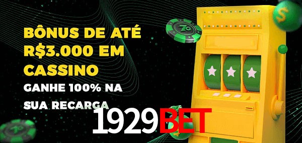 1929bet melhor bônus de depósito